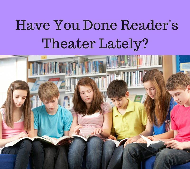 students looking at scripts