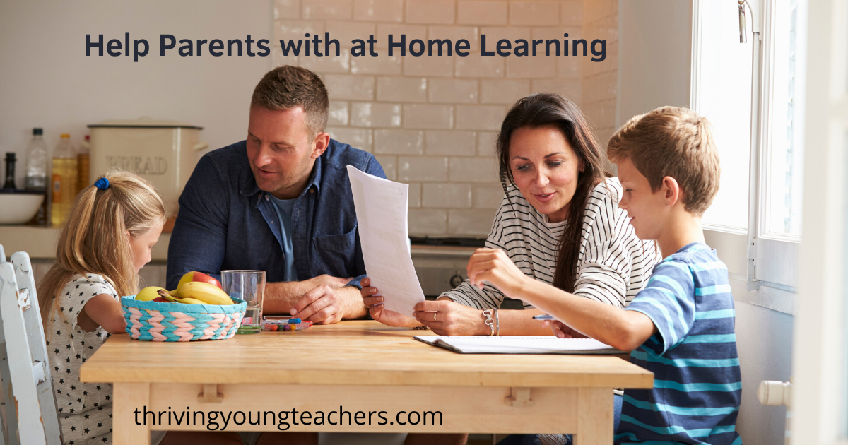 How Teachers Can Help Parents With Learning at Home - Inspired Together ...