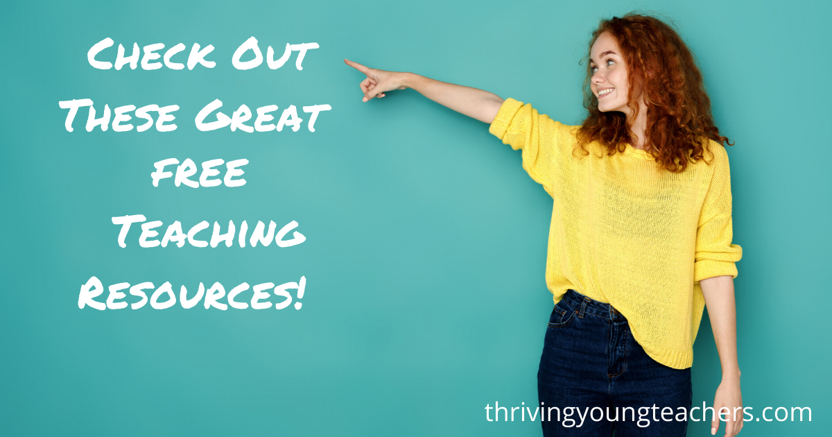 8 Great Free Teacher Resources You Can Grab Right Now! - Thriving Young ...